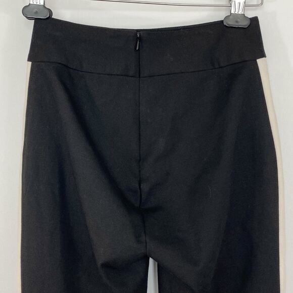 BCBGeneration Black with Ivory Stripe High Waisted Leggings Pants - Picture 10 of 14